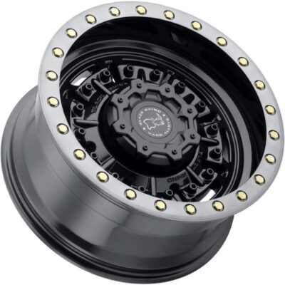 1895ABR(ABRAMS) 18X9.5 6X139.7 ET12 CB112.1 GLOSS GUNBLACK MACHIN DDT