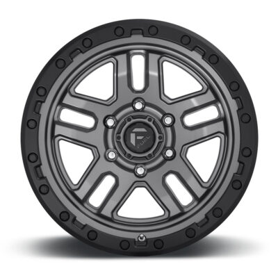 D701 AMMO 20X9 6X139.7 ET01 CB106.1 MATTE ANTHRACITE / BLACK RING