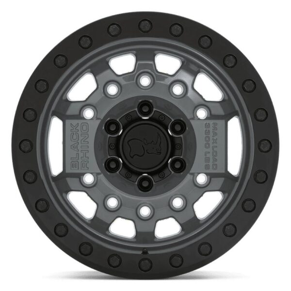 1785AVG(AVENGER beadlock) 17X8.5 5X127 ET-32 CB71.5 BATTLESHIP/GRY - Image 2