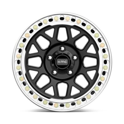 KM235(beadlock) GRENADE CRAWL 18X9 6X139.7 ET10 CB108 SATIN BLACK