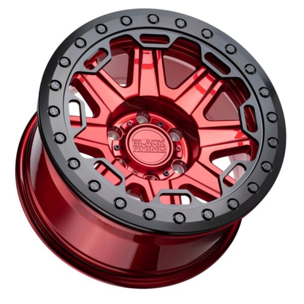 1785RFT(RIFT beadlock) 17X8.5 6X135 ET00 CB87.1 CANDY RED/BK R - Image 3