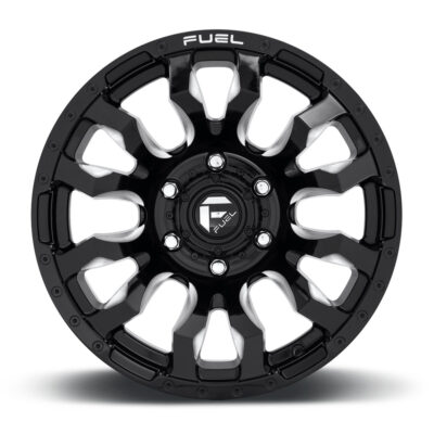 D673 BLITZ 16X8 5X139.7 ET01 CB108 GLOSS BLACK MILLED