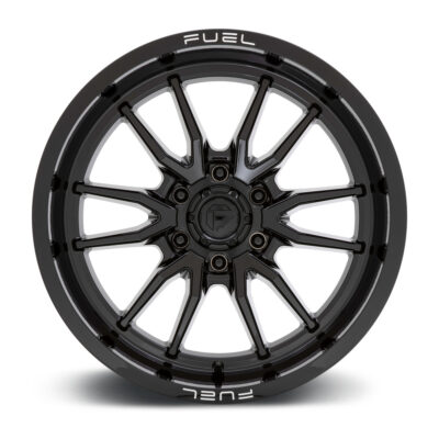 D760 CLASH 17X9 6X139.7 ET01 CB106.1 GLOSS BLACK