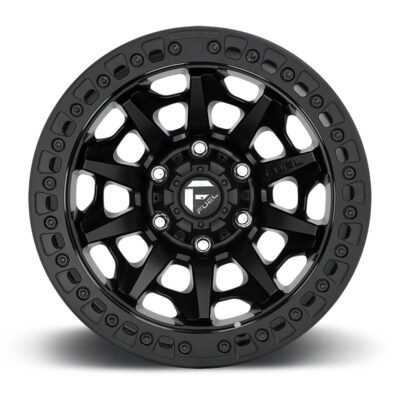 D114 COVERT(beadlock) 17X9 5X127 ET-38 CB71.5 MATTE BLACK / MATTE BLACK RING