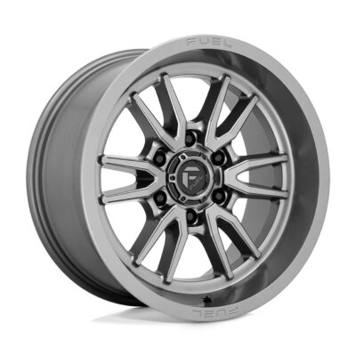 Fuel D789 CLASH 17x9 Matte Gunmetal wheel, 6x114.3 bolt pattern, +1mm offset.