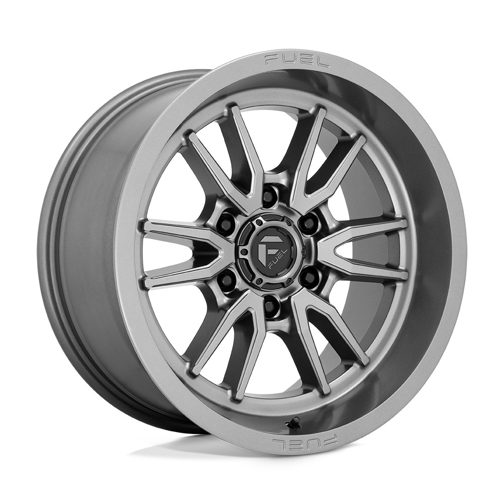 Fuel D789 CLASH 17x9 Matte Gunmetal wheel, 6x114.3 bolt pattern, +1mm offset.