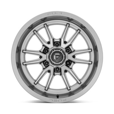 D789 CLASH 17X9 6X114.3 ET1 CB66.3 MATTE GUNMETAL