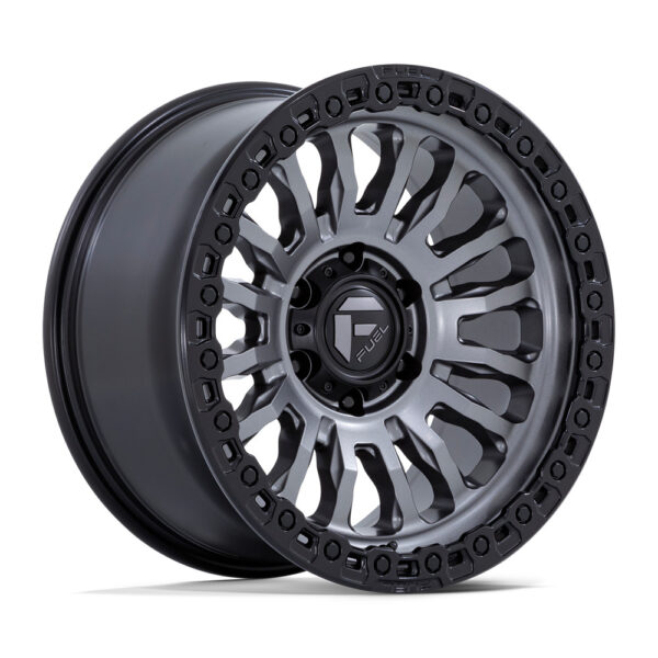 FC125 RINCON Beadlock 17X9 5X127 ET-38 CB71.5 Matte Gunmetal with Black Ring