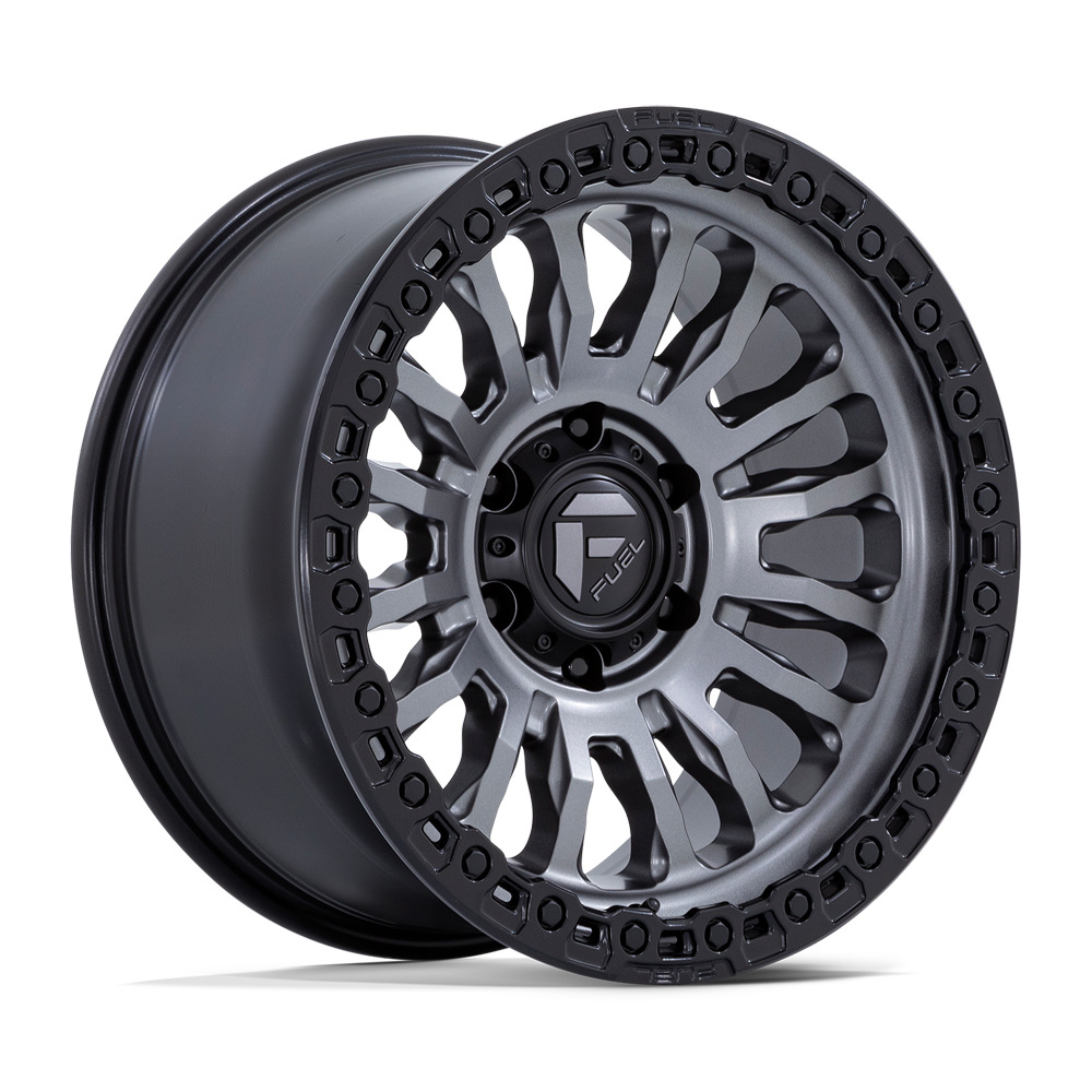 FC125 RINCON Beadlock 17X9 5X127 ET-38 CB71.5 Matte Gunmetal with Black Ring