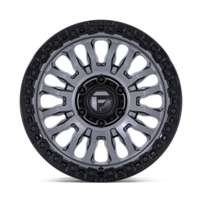 FC857 RINCON 17X9 6X139.7 ET01 CB106.1 MATTE GUNMETAL / MATTE BLACK RING