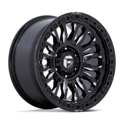 FC857 RINCON 17X9 5X127 ET-12 CB71.5 Gloss Black Milled