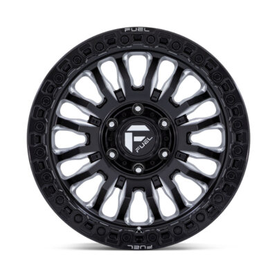 FC857 RINCON 17X9 6X139.7 ET1 CB106.1 GLOSS BLACK MILLED