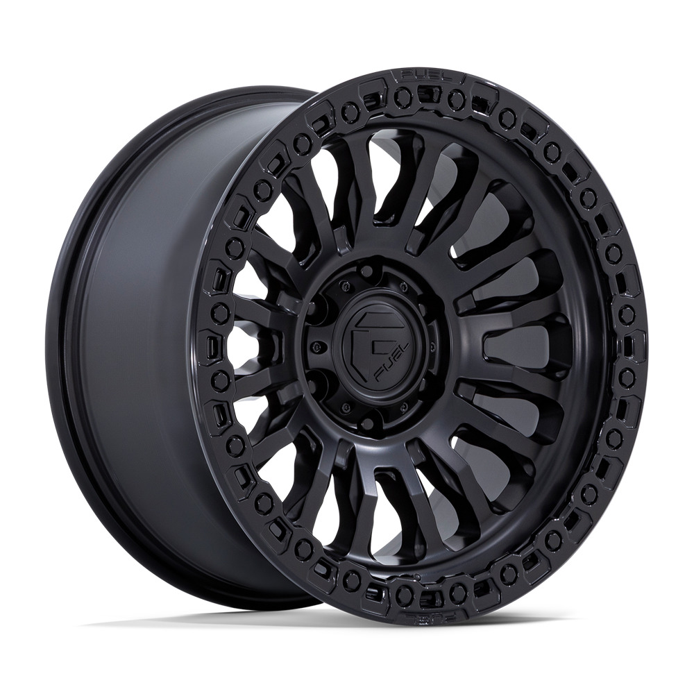 FC857 RINCON 17X9 6X139.7 ET-12 CB106.1 Matte Black / Gloss Black Ring