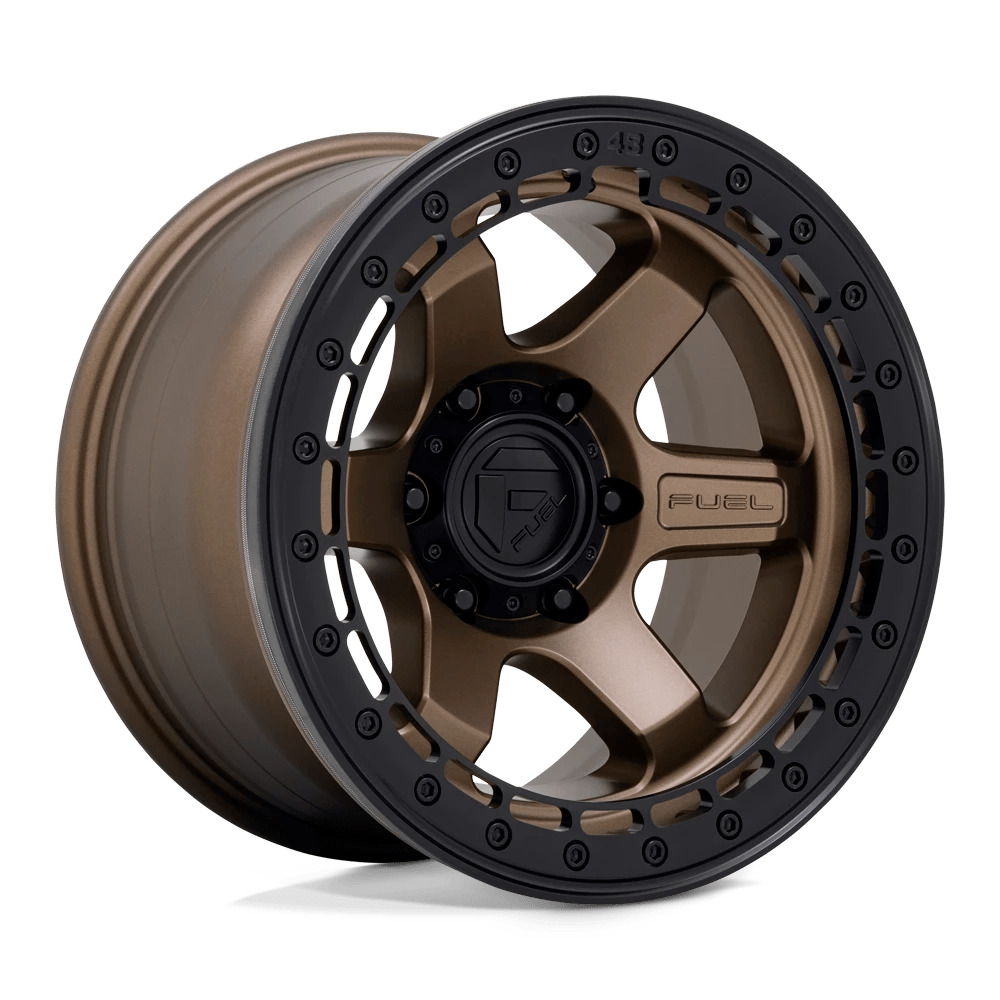 D124 BLOCK (beadlock) 17X9 6X139.7 ET-15 CB106.1 MATTE BRONZE for BLACK RING