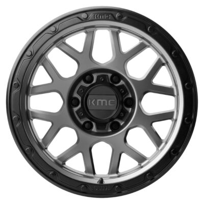 KM535 GRENADE 17X9 6X135 ET18 CB87.1 MGRY/BLK LIP