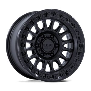 KM552 IMS 17X8.5 6X139.7 ET-10 CB106.1 Matte Black/Gloss Black Ring