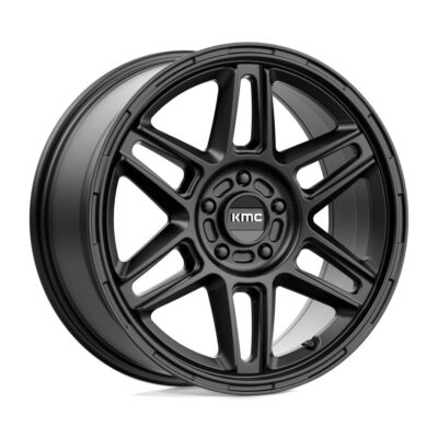 KM716 NOMAD 17X8 5X110 ET38 CB72.6 Satin Black Wheel