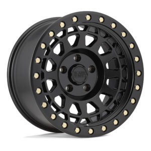 1895PRM(PRIMM) 18X9.5 6X135 ET12 CB87.1 MATTE BLACK W/BRASS BOLTS