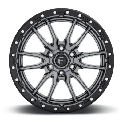 D680 REBEL 20X10 6X139.7 ET-18 CB106.1 MATTE ANTHRACITE / BLACK LIP