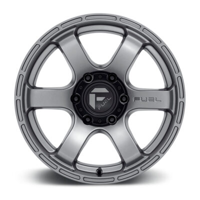 D767 RUSH 20X9 6X139.7 ET01 CB106.1 MATTE ANTHRACITE