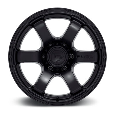 D766 RUSH 18X9 5X127 ET20 CB71.5 SATIN BLACK