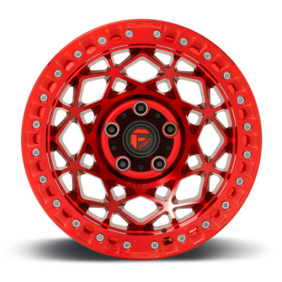 D121 UNIT(beadlock) 17X9 5X127 ET-15 CB71.5 CANDY RED