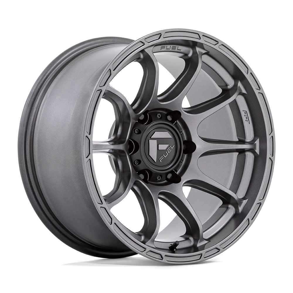 Fuel D793 VARIANT Matte Anthracite wheel, 17x9 size, 5x127 bolt pattern, -12mm offset.