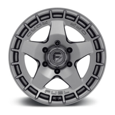 D734 WARP 17X9 5X127 ET-12 CB71.5 MATTE ANTHRACITE