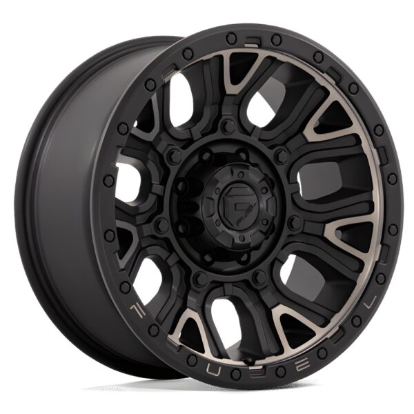 D824 TRACTION 20X9 8X165.1 ET01 CB125.2 Matte Black / Double Dark Tint