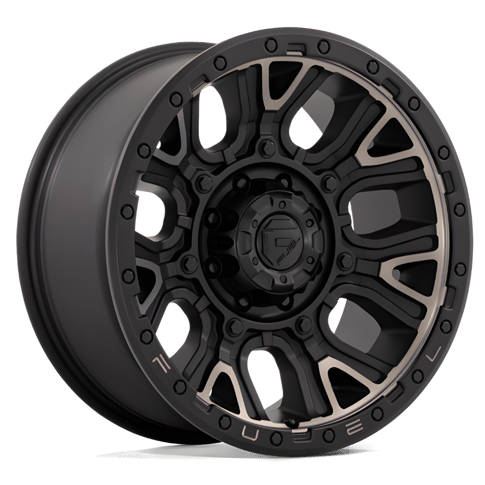 D824 TRACTION 20X9 8X165.1 ET01 CB125.2 Matte Black / Double Dark Tint