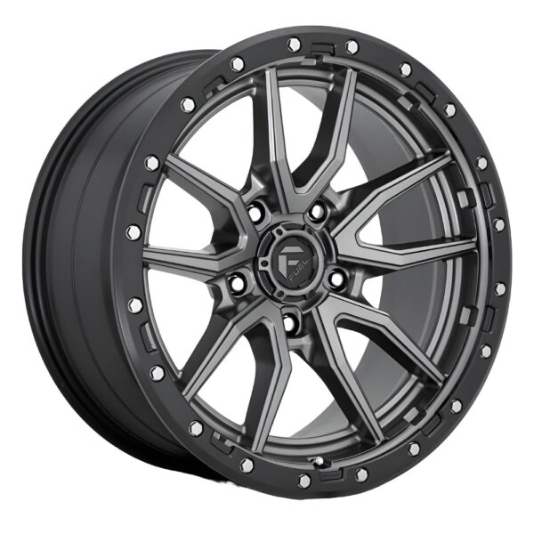 D680 REBEL 20X10 5X150 ET-18 CB110.20 MATTE ANTHRACITE for BLACK LIP