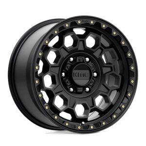 KM545 Trek 17X9 6X139.7 ET00 CB106.2 Satin Black Wheel