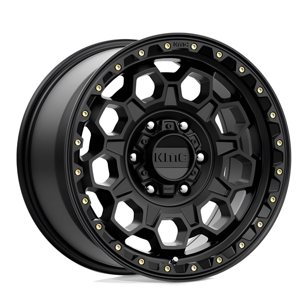 KM545 Trek 17X9 6X139.7 ET00 CB106.2 Satin Black Wheel