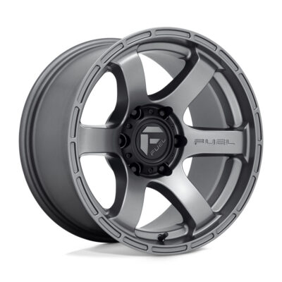 Fuel D767 RUSH 18x9 Matte Anthracite wheel, 6x139.7 bolt pattern, +20mm offset