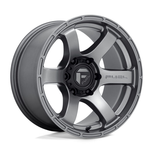 Fuel D767 RUSH 18x9 Matte Anthracite wheel, 6x139.7 bolt pattern, +20mm offset