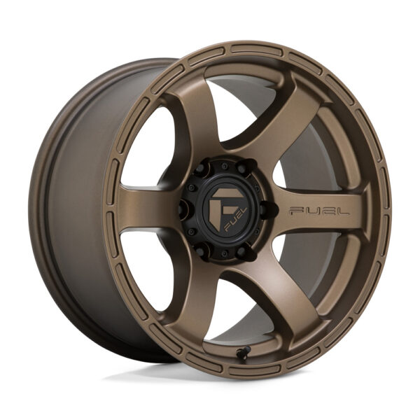 Fuel D768 RUSH 18x9 Matte Bronze wheel, 6x139.7 bolt pattern, +20mm offset.​