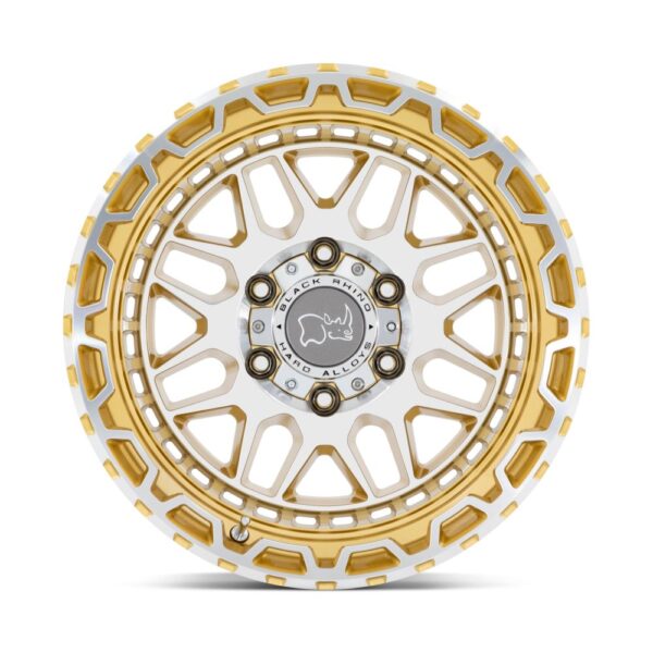 1795HLB 17X9.5 5X127 ET-12 CB71.5 GLOSS GOLD/MIRROR CUT FACE - Image 2