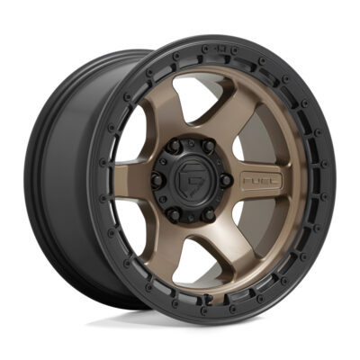 D751 BLOCK 17X9 6X139.7 ET-12 CB106.1 Matte Bronze / Black Ring