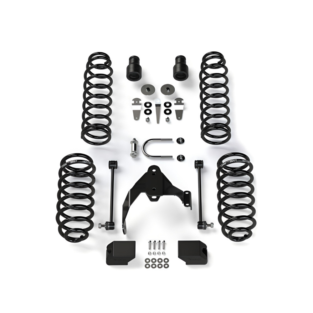 Jeep JK 4dr 2.5" Coil Spring Base Lift Kit – No Shocks or Shock Extensions