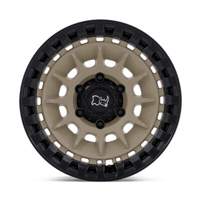 BR009(BARRAGE) 17X8.5 5X127 ET-10 CB71.5 DESERT SAND ON MATTE BLACK