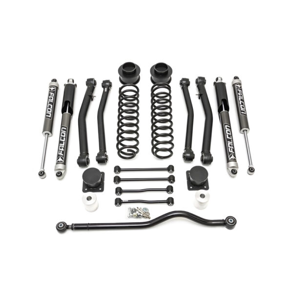 Jeep JT (2020-2023) Terrain Flex 4-Arm Kit with Falcon 2.1 Monotube Shocks