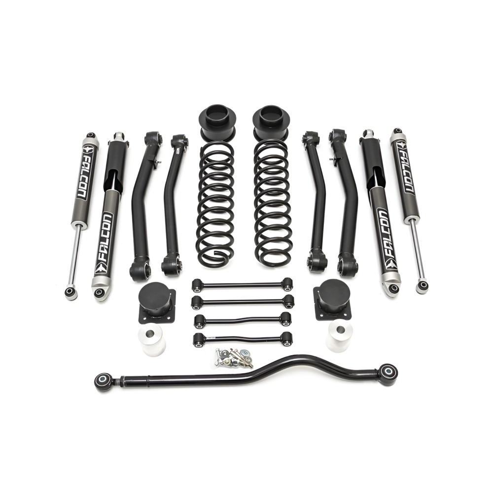 Jeep JT (2020-2023) Terrain Flex 4-Arm Kit with Falcon 2.1 Monotube Shocks