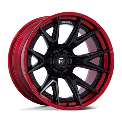 FC402 CATALYST 20X9 6X139.7 ET01 CB106.1 MATTE BLACK for CANDY RED LIP