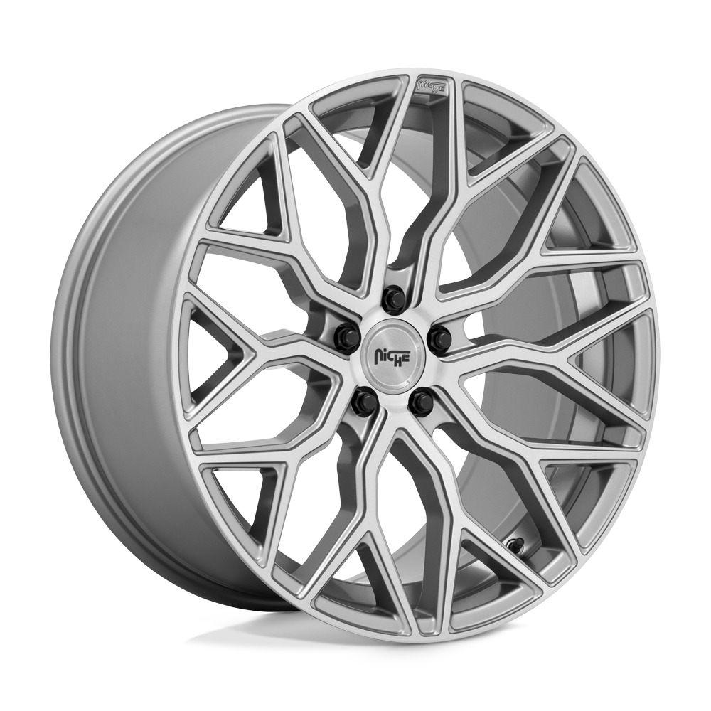 M265 Mazzanti 22X10 5X120 ET30 CB74.1 Anthracite Brushed Tint Clear Wheel