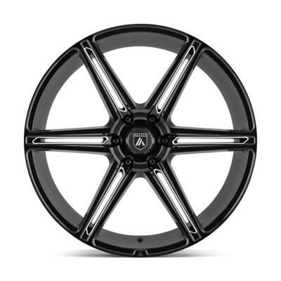 ABL25 22X10 6X135 ET30 CB87.1 GLOSS BLACK MILLED