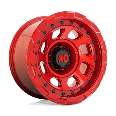 XD861 STORM 17X9 Candy Red wheel, 5X127 bolt pattern
