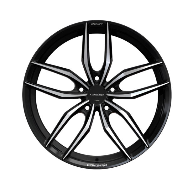 CONQUSTA-KARIZMA(CQK) 17X7.5 5X114.3 ET35 CB73.1 BKFW - Image 3