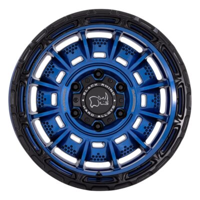 BR002(LEGION) 17X9 5X127 ET-12 CB71.5 COBALT BLUE W/BLK LIP