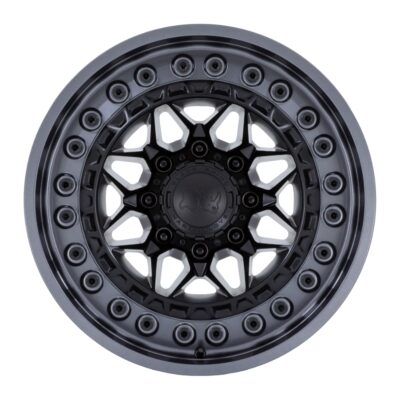 BR008(ALPHA) 17X9 6X135 ET00 CB87.1 MATTE BLACK/MATTE GUNMETAL LIP