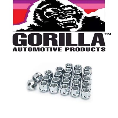 GORILLA BULGE LUG NUT 7/16 (small) CHROME Open Head